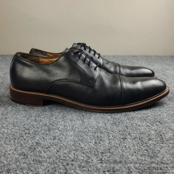 Blake McKay T9 Black Leather Cap Toe Oxfords Men\'s Size 11 s_wp_623f7940163df4b7148094b8.webp main image 4